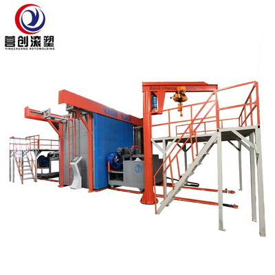 شراء آلة قولبة دوارة ذراع الاستقلال للمنتجات البلاستيكية لخزان المياه online manufacture