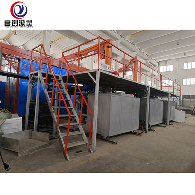 شراء PE 500L 1000L 2000L التناوب صب معدات البلاستيك خزان مياه صنع online manufacture
