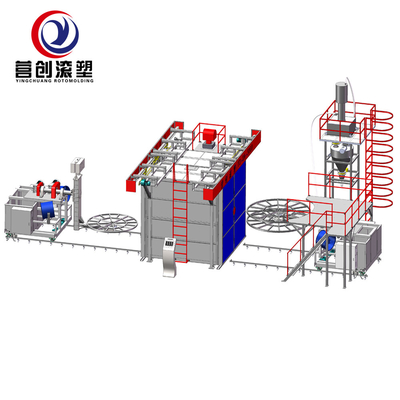 شراء معدات التشكيل الدواري الموثوق بها 10000L حجم الخزان 220V / 380V / 440V توافر الجهد online manufacture