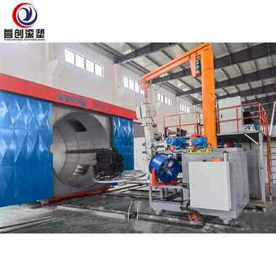 جودة  10000L Tank Rotational Molding Machine for PP/PE/HDPE/LLDPE Material Made in China مصنع