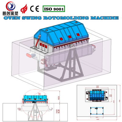 شراء 220V/380V آلة صنع خزان المياه الدوارة الآلية online manufacture