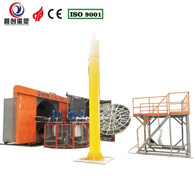 شراء معدات التشكيل الدوارة الكهربائية PE المتقدمة online manufacture