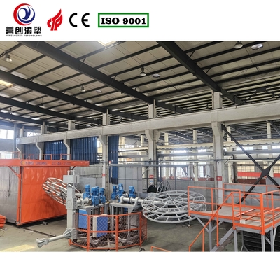 شراء التبريد الهوائي معدات التشكيل الدوارية التلقائية إنتاج سلس online manufacture
