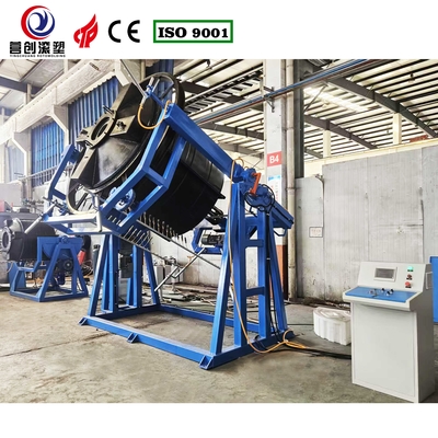 شراء آلة صناعة خزان المياه الصلبة CF-5000 آلة صناعة الطلاء الدوارة الشعلة online manufacture