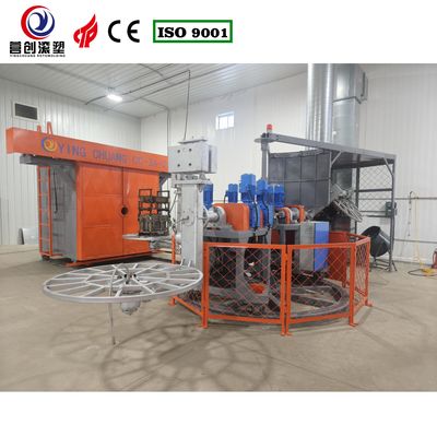 شراء Yingchuang Roto Carrousel Rotomolding Machine CC-3A-2000 لصندوق التبريد المعزول للتمويه online manufacture