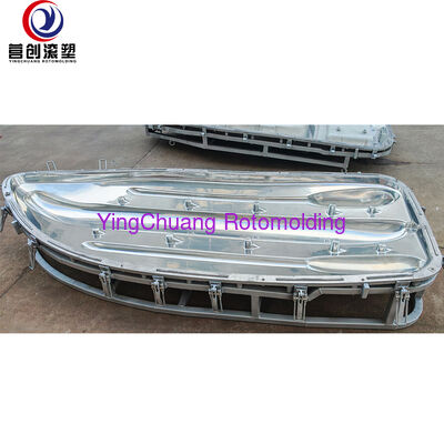 شراء Yingchuang OEM Rotomolded Kayak Mold ، الالومنيوم الساخن المسالك القائم على الانقسام الدوار مع إطار المقبض السريع لإنتاج قوارب الصيد البلاستيكية تصنيع عبر الإنترنت