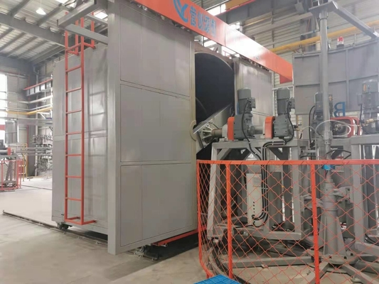 شراء 1-8rpm الدورية سرعة المكوك Rotomolding آلة 1000 كجم وزن القالب الأقصى online manufacture