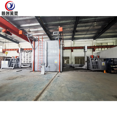 PLC Siemens Automatic Rotomolding Machinery لأقصى حجم منتج يبلغ 50000 لتر