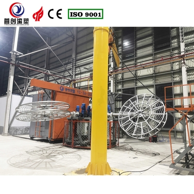 توفير الطاقة PLC التحكم في خزان المياه صنع آلة / آلة طلاء الدوار لالبلاستيك PE