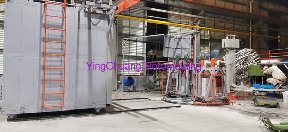 آلة صب الدوران الدائري