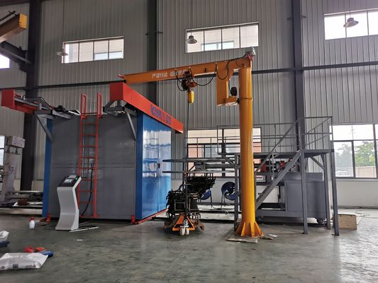 مصنع تصنيع محرك المكوك آلة التشكيل الدوار مع نظام تحكم PLC لحاوية المياه