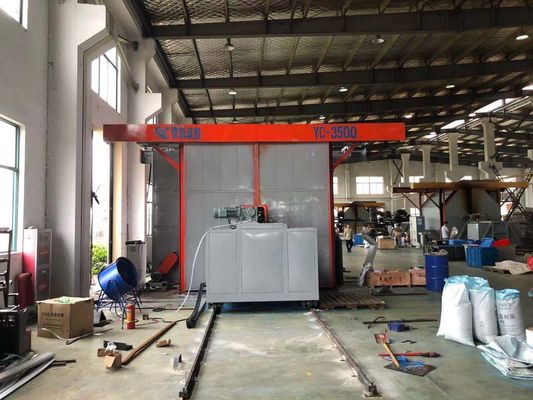 1-8rpm سرعة مكوك Rotomolding آلة 500000 Kcar الموقد 15-30 دقيقة وقت الدورة