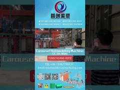 Yingchuang PLC الآلات التحكم في الطلاء الدوارية CC-3A-3000 آلة طلاء الدوران الكاروسيل