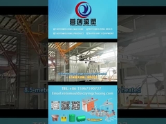 آلة التشكيل الدوراني المكوكية Yingchuang Roto CS-2A-8500 لأذرع O المستخدمة في التشكيل الدوراني على نطاق واسع